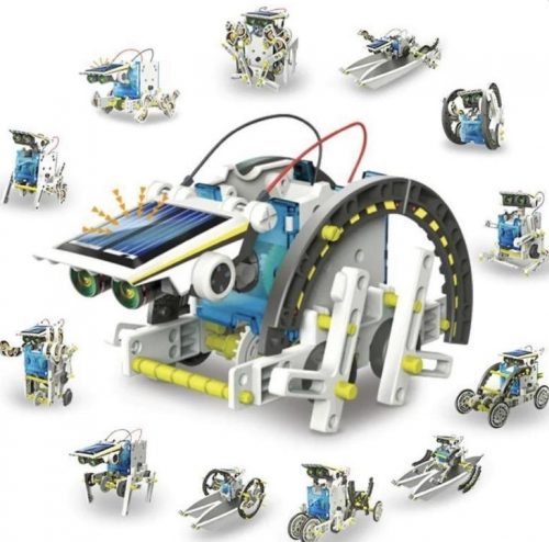 12-in-1 Education Solar Robot Toys