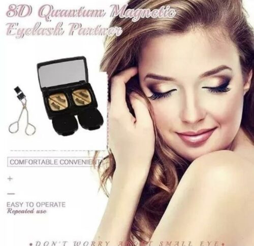 8D Quantum Magnetic Eyelashes with Soft Magnet Technology