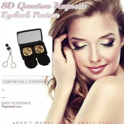8D Quantum Magnetic Eyelashes with Soft Magnet Technology
