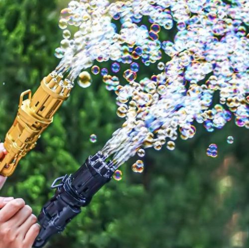 Gatling Bubble Machine