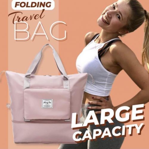 Large capacity folding travel bag