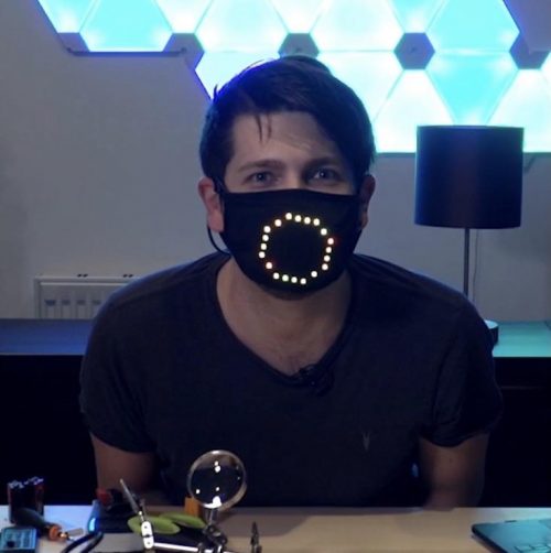 LED Voice Recognition Face Cover